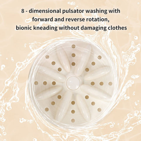 Double-Bucket Mini Washing Machine washing drum