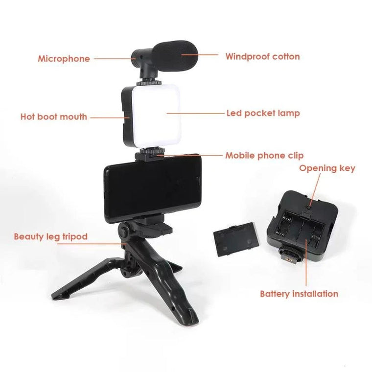 Smartphone & Camera Vlogging Studio Kit